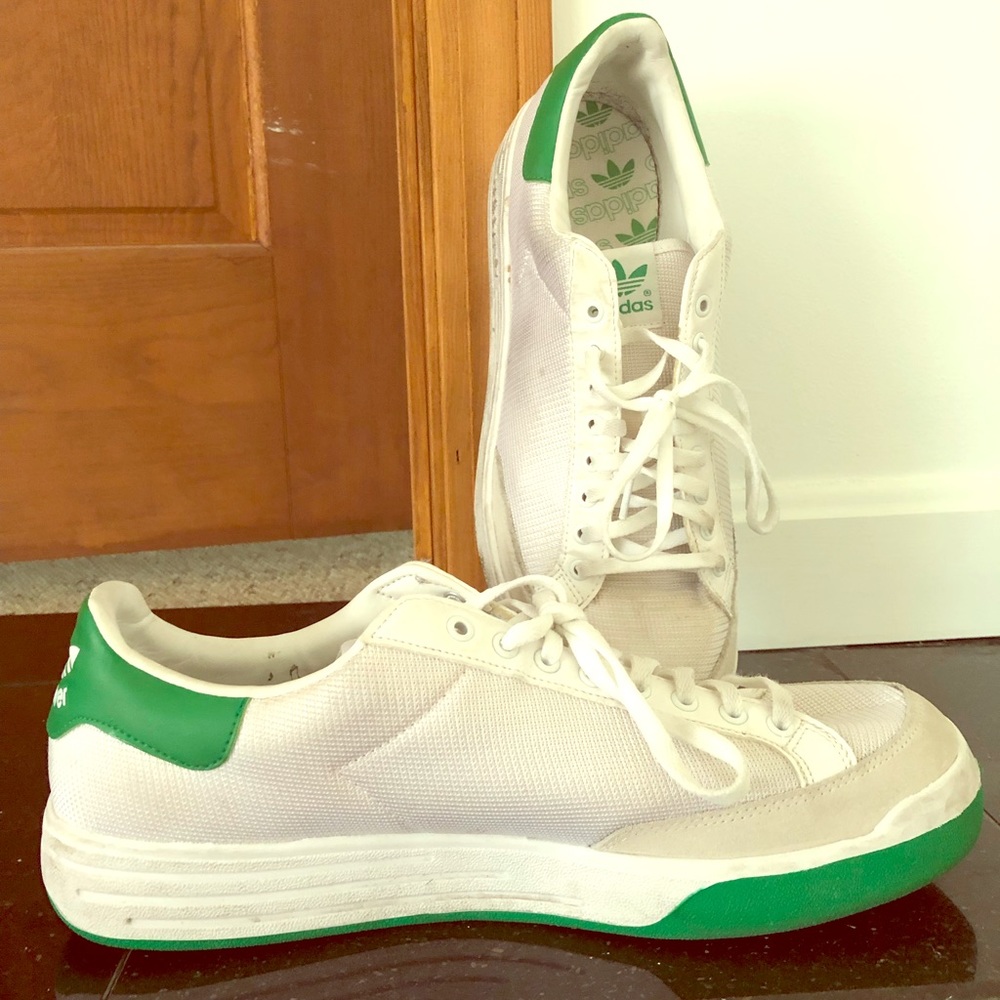 Adidas Rod Lavers (White and Green)